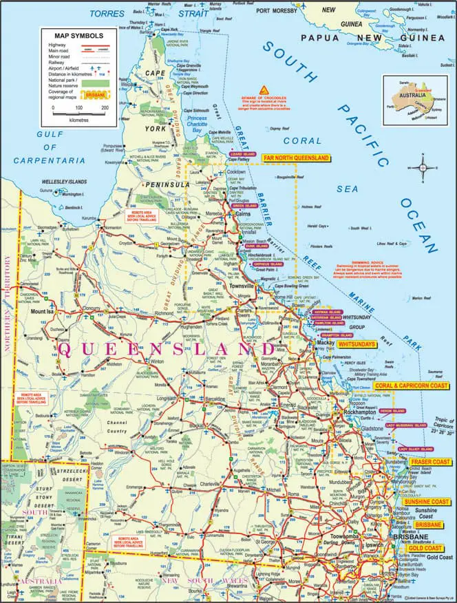 Queensland Map